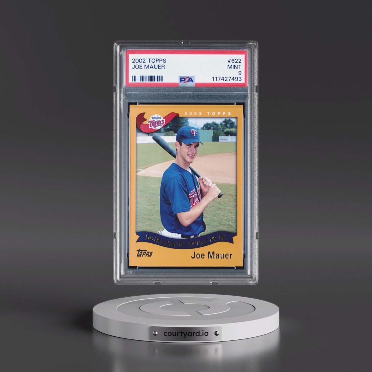 2002 Topps Joe Mauer #622 PSA 9