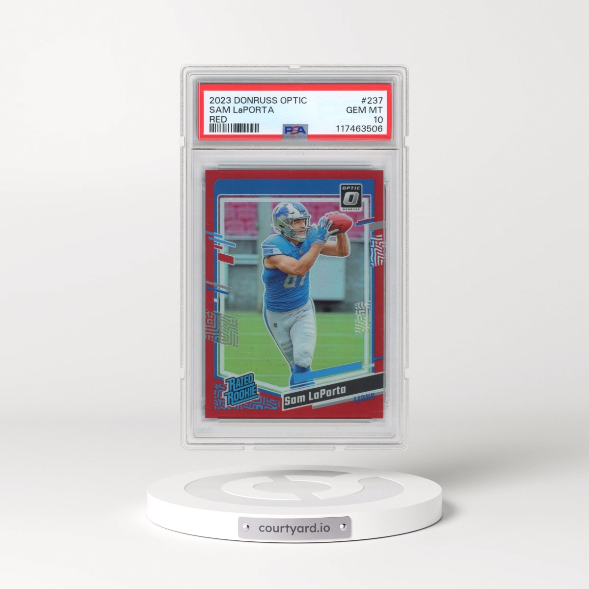 2023 Panini Donruss Optic Sam LaPorta - Red #237 PSA 10
