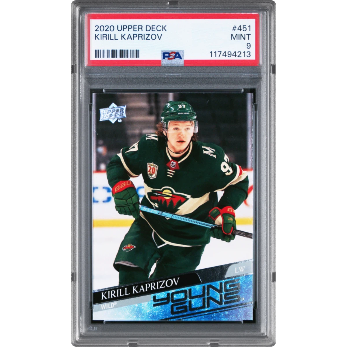 2020 Upper Deck #451 Kirill Kaprizov (PSA 9 MINT)