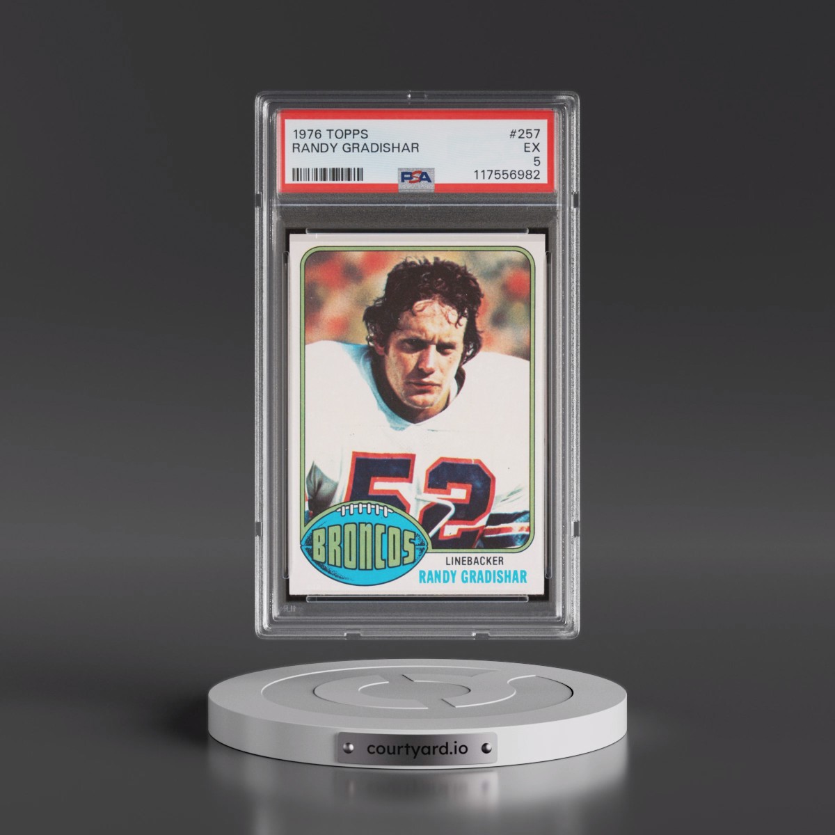 1976 Topps #257 Randy Gradishar (PSA 5 EX)