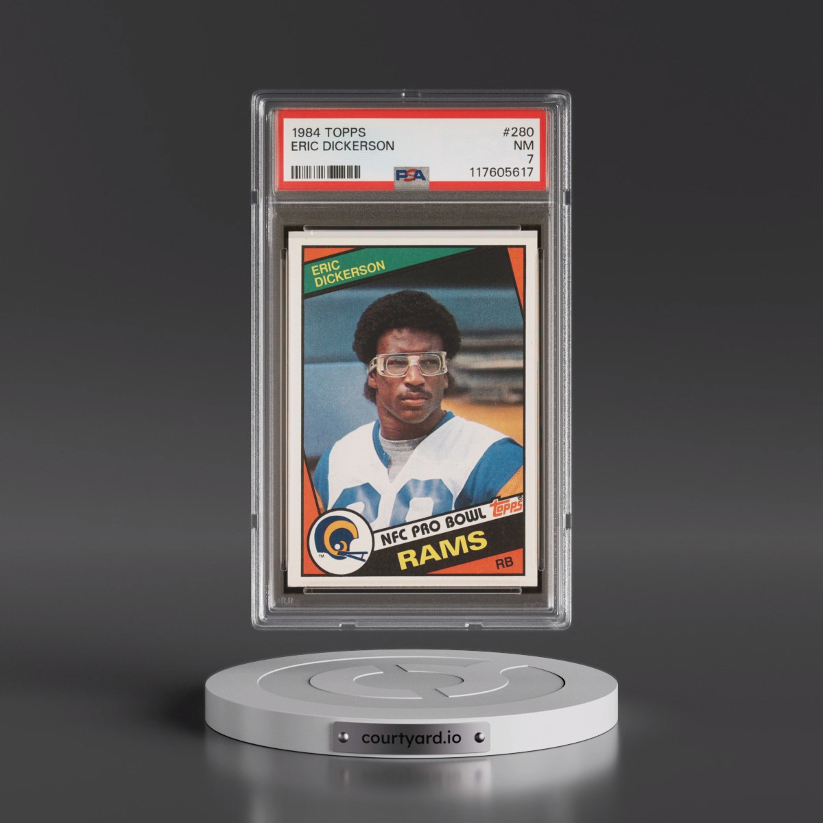 1984 Topps #280 Eric Dickerson (PSA 7 NM)