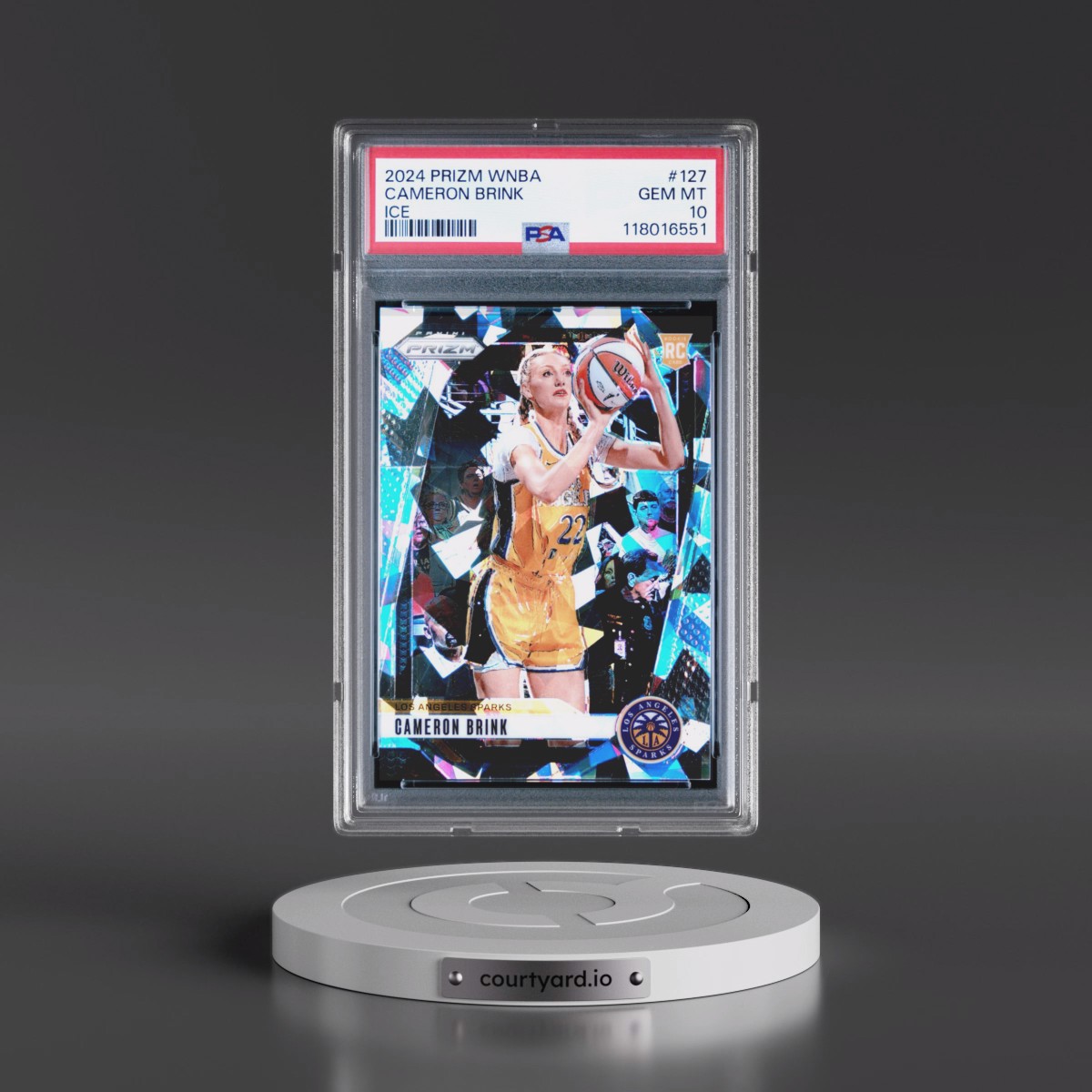 2024 Panini Prizm WNBA #127 Cameron Brink - Ice (PSA 10 GEM MINT)