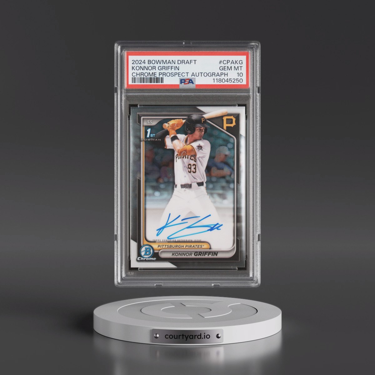 2024 Bowman Draft Chrome Prospect Autographs #CPAKG Konnor Griffin (PSA 10 GEM MINT)