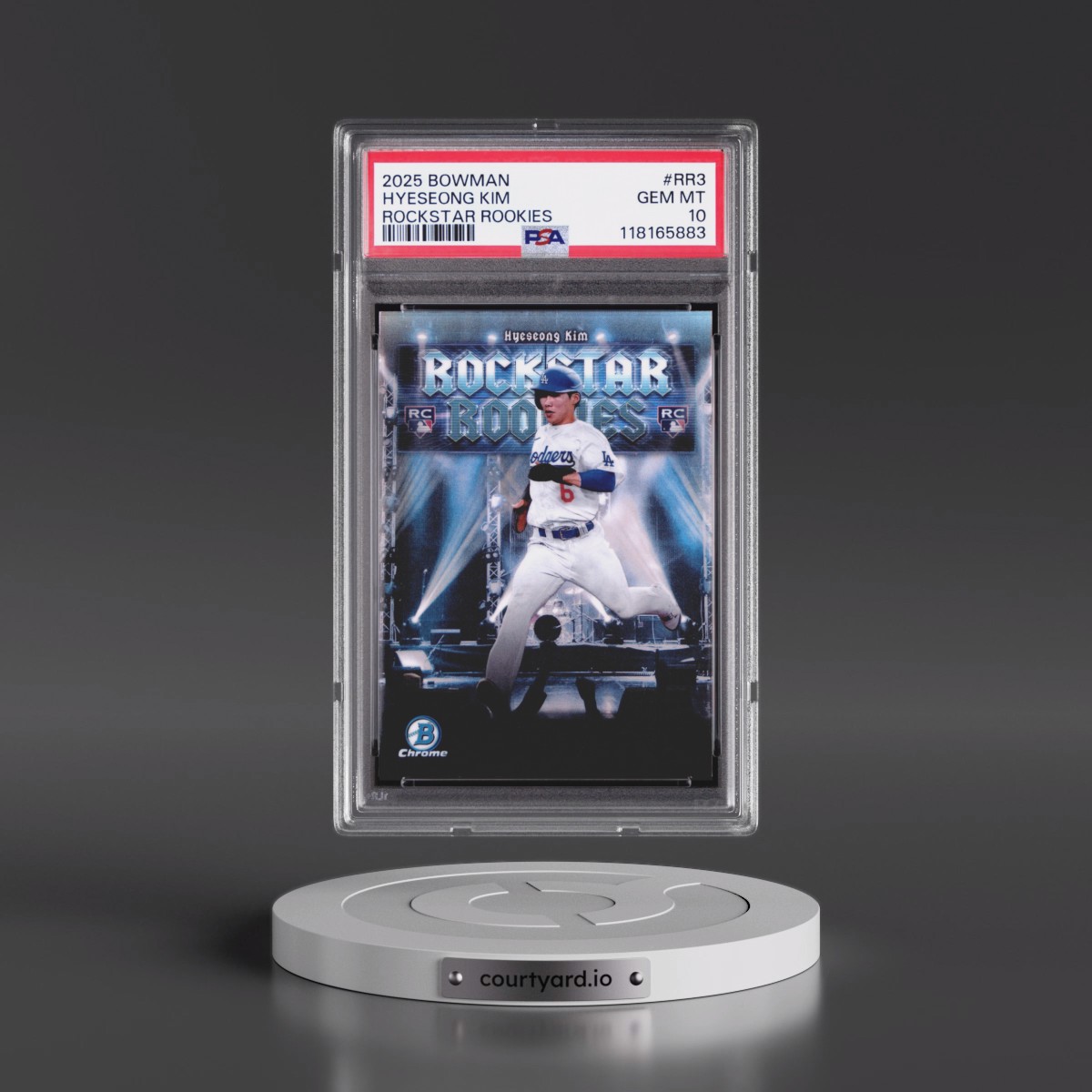 2025 Bowman Rockstar Rookies #RR3 Hyeseong Kim (PSA 10 GEM MINT)