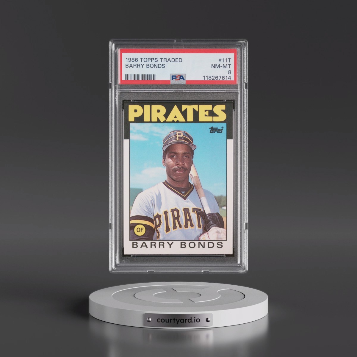 1986 Topps Traded #11T Barry Bonds (PSA 8 NM-MT)