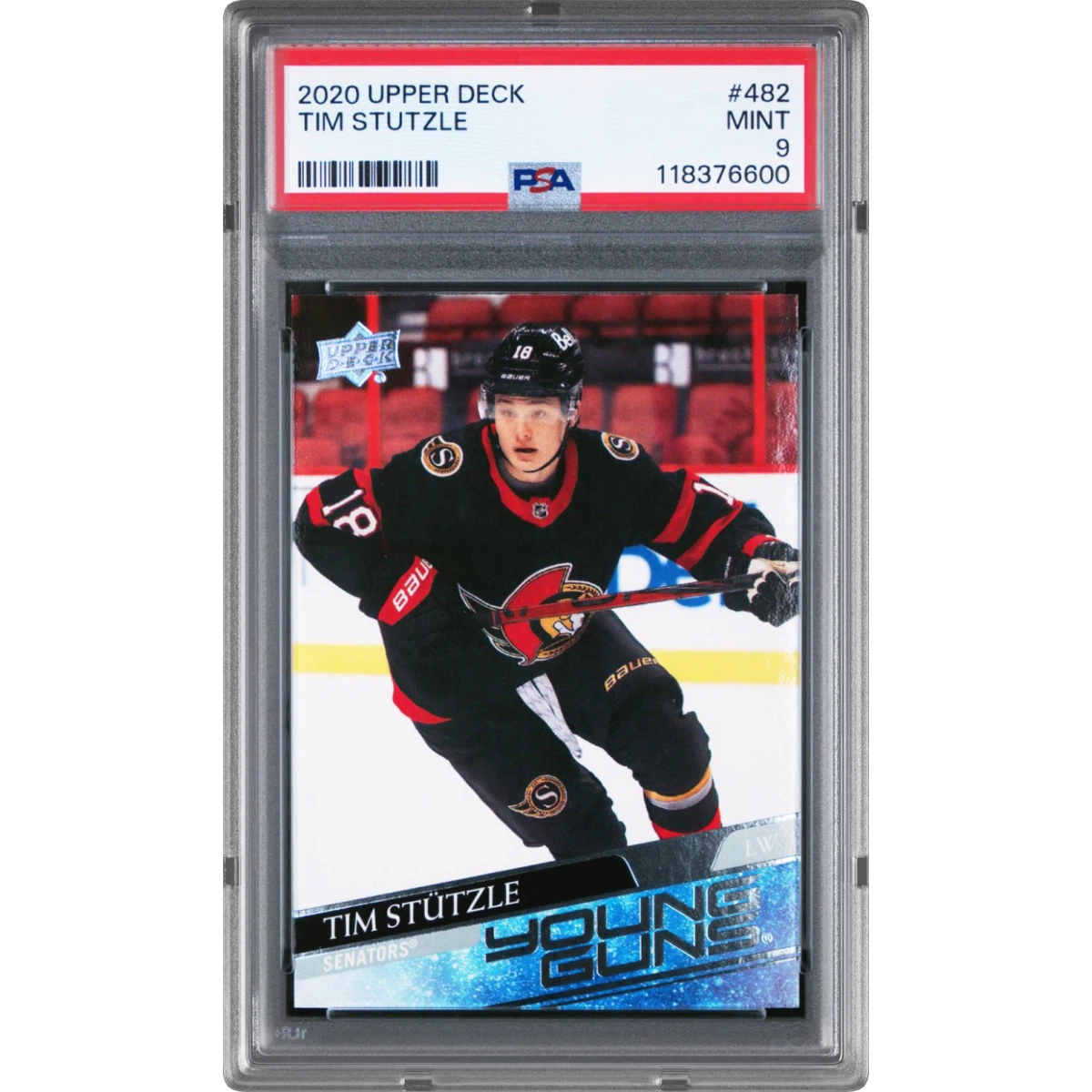 2020 Upper Deck #482 Tim Stutzle (PSA 9 MINT)