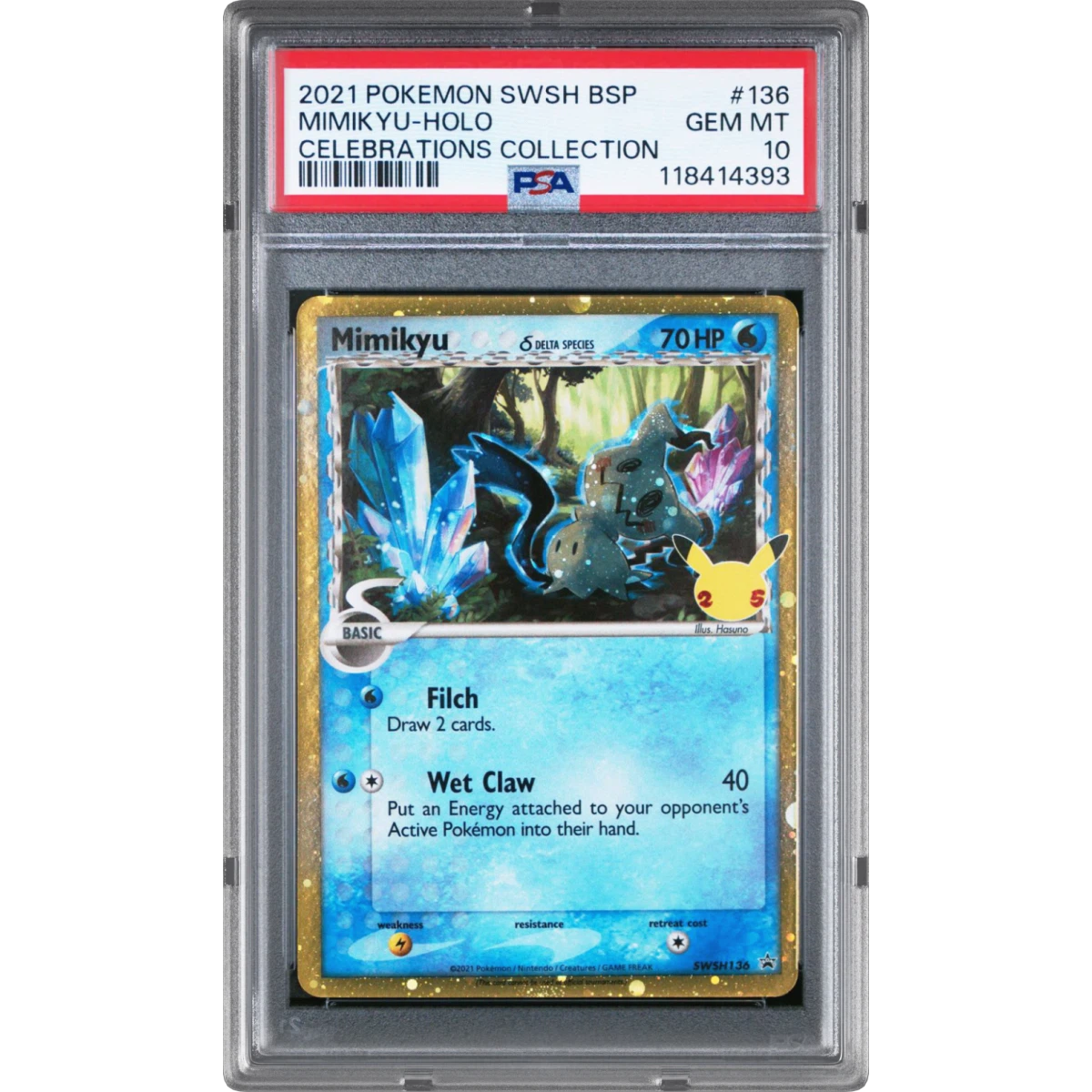 Mimikyu card artwork