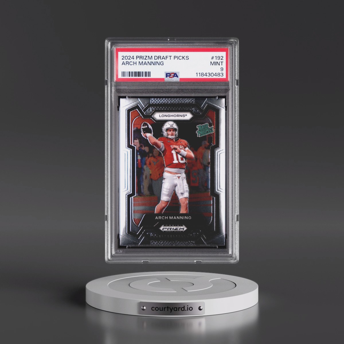 2024 Panini Prizm Draft Picks #192 Arch Manning (PSA 9 MINT)