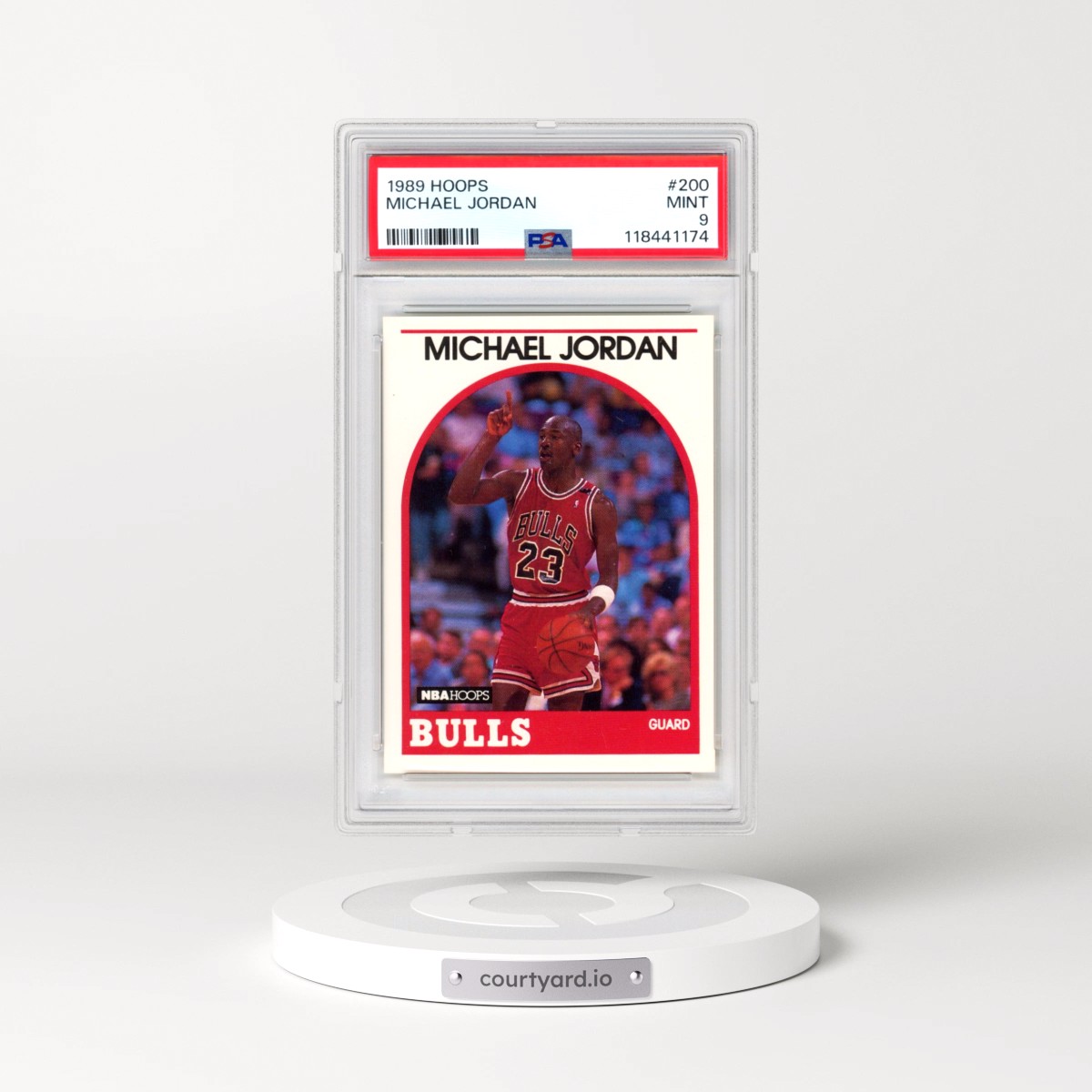 1989 Hoops #200 Michael Jordan (PSA 9 MINT)