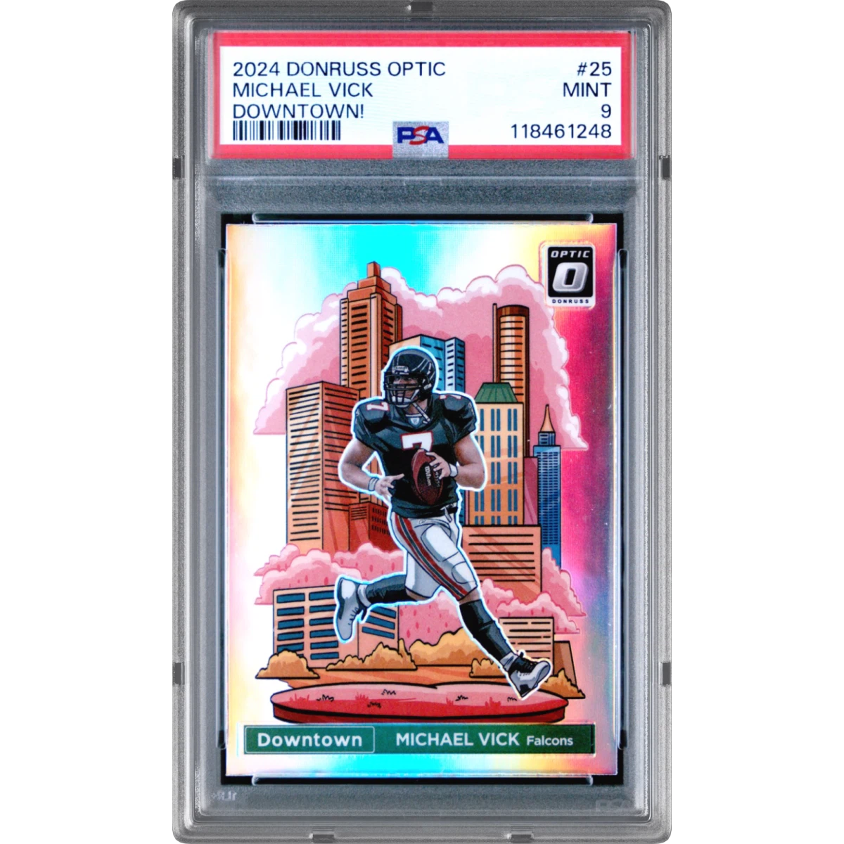 2024 Panini Donruss Optic Downtown! #25 Michael Vick (PSA 9 MINT)