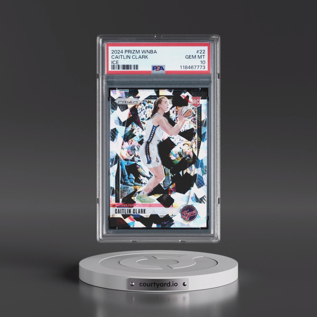 2024 Panini Prizm WNBA #22 Caitlin Clark - Ice (PSA 10 GEM MINT)