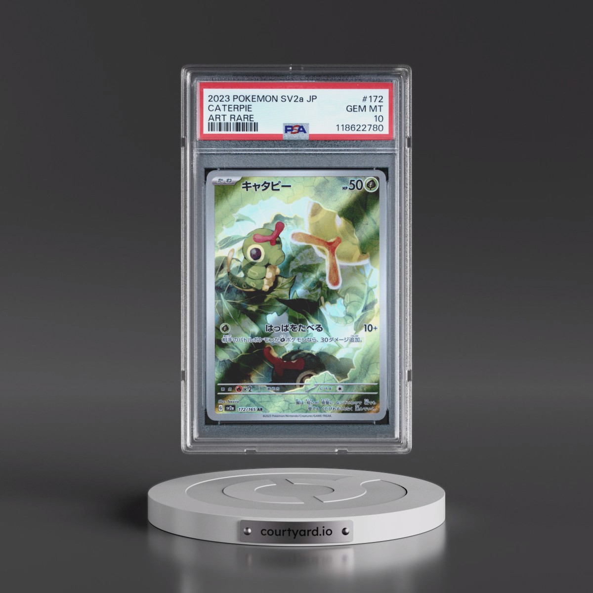 2023 Pokémon Sv2a-Pokémon 151 #172 Caterpie - Art Rare (PSA 10 GEM MINT)