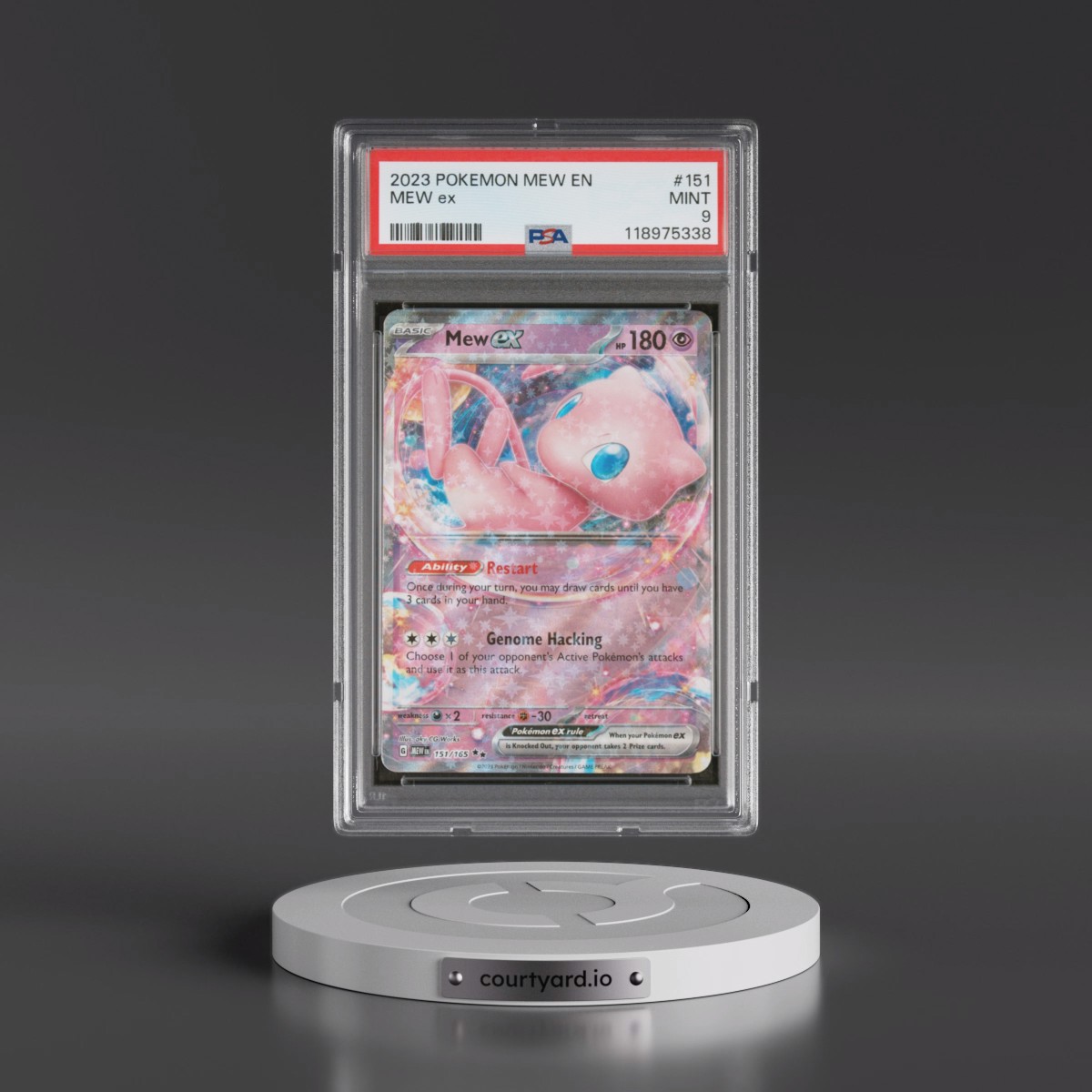 2023 Pokémon Mew EN-151 #151 Mew EX - Holo (PSA 9 MINT)