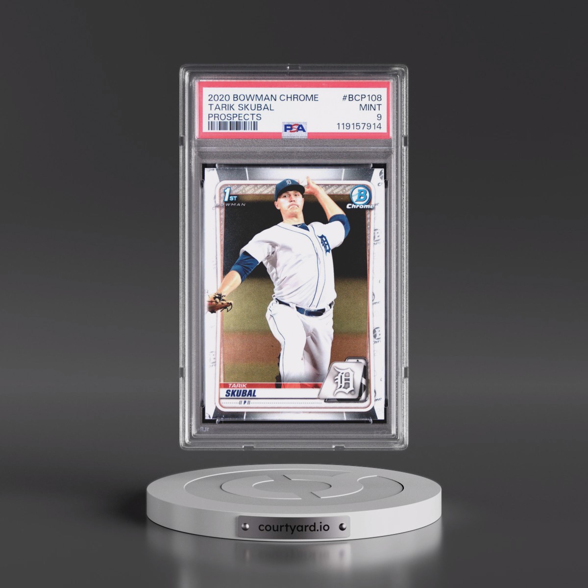 2020 Bowman Chrome Prospects #BCP108 Tarik Skubal (PSA 9 MINT)