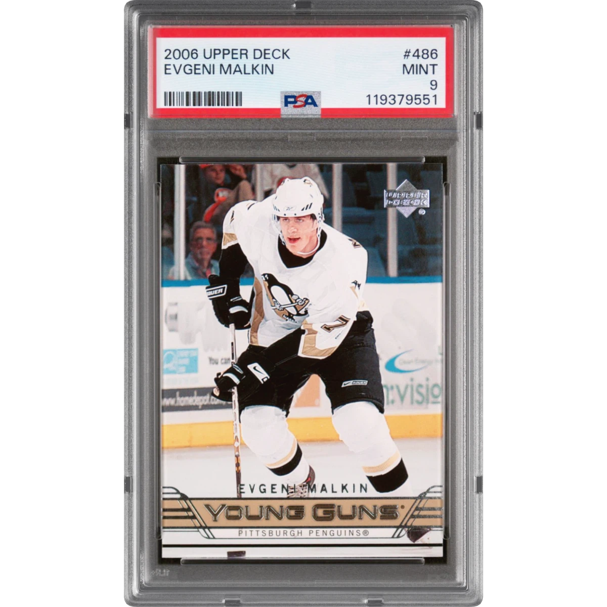 2006 Upper Deck #486 Evgeni Malkin (PSA 9 MINT)