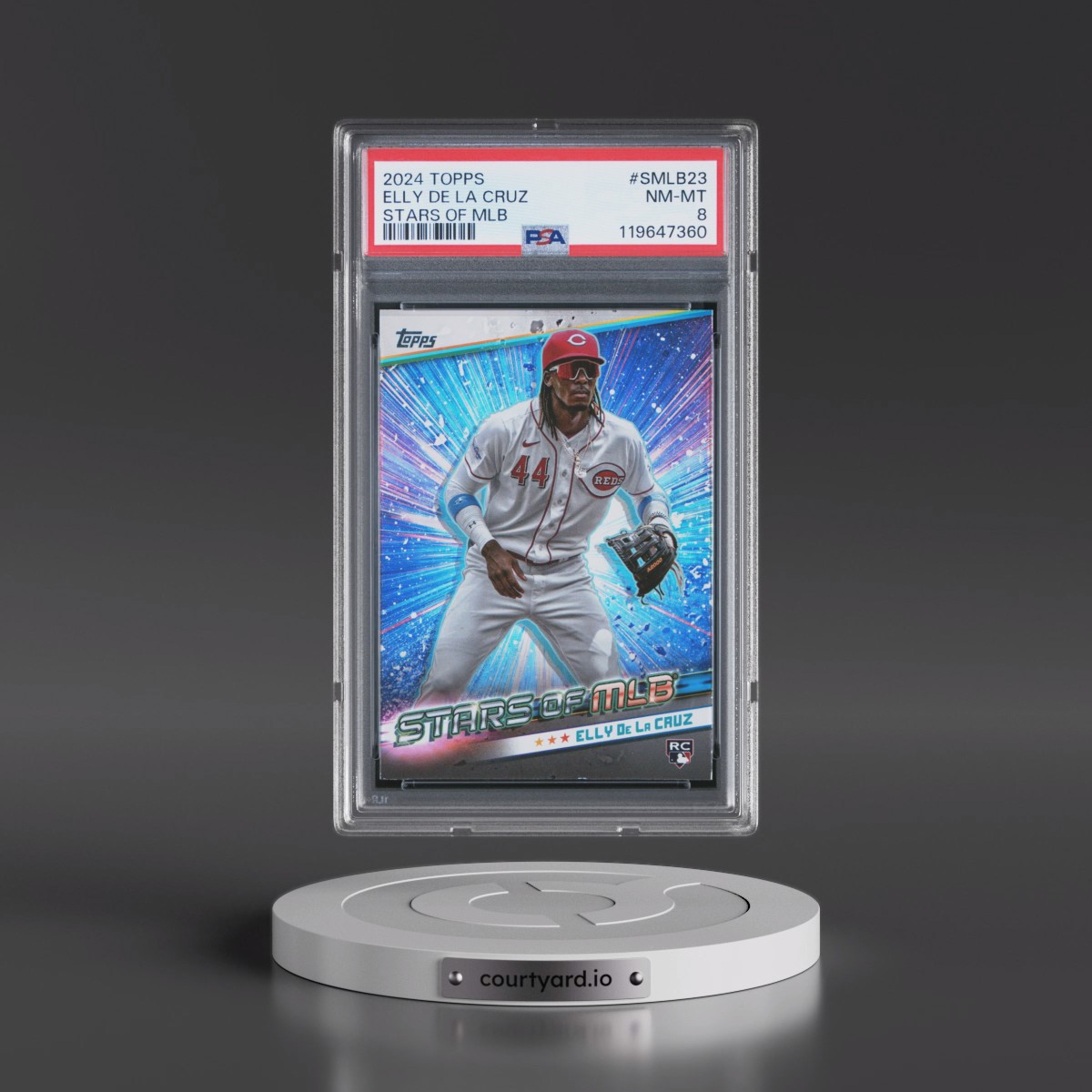 2024 Topps Stars of MLB #SMLB23 Elly de La Cruz (PSA 8 NM-MT)