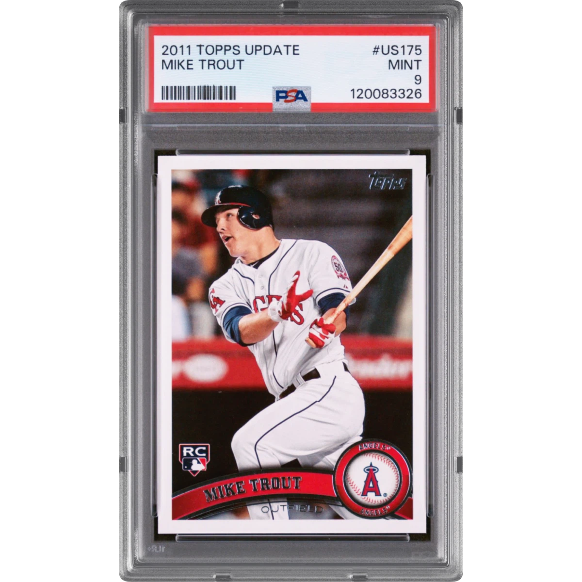 2011 Topps Update #US175 Mike Trout (PSA 9 MINT)