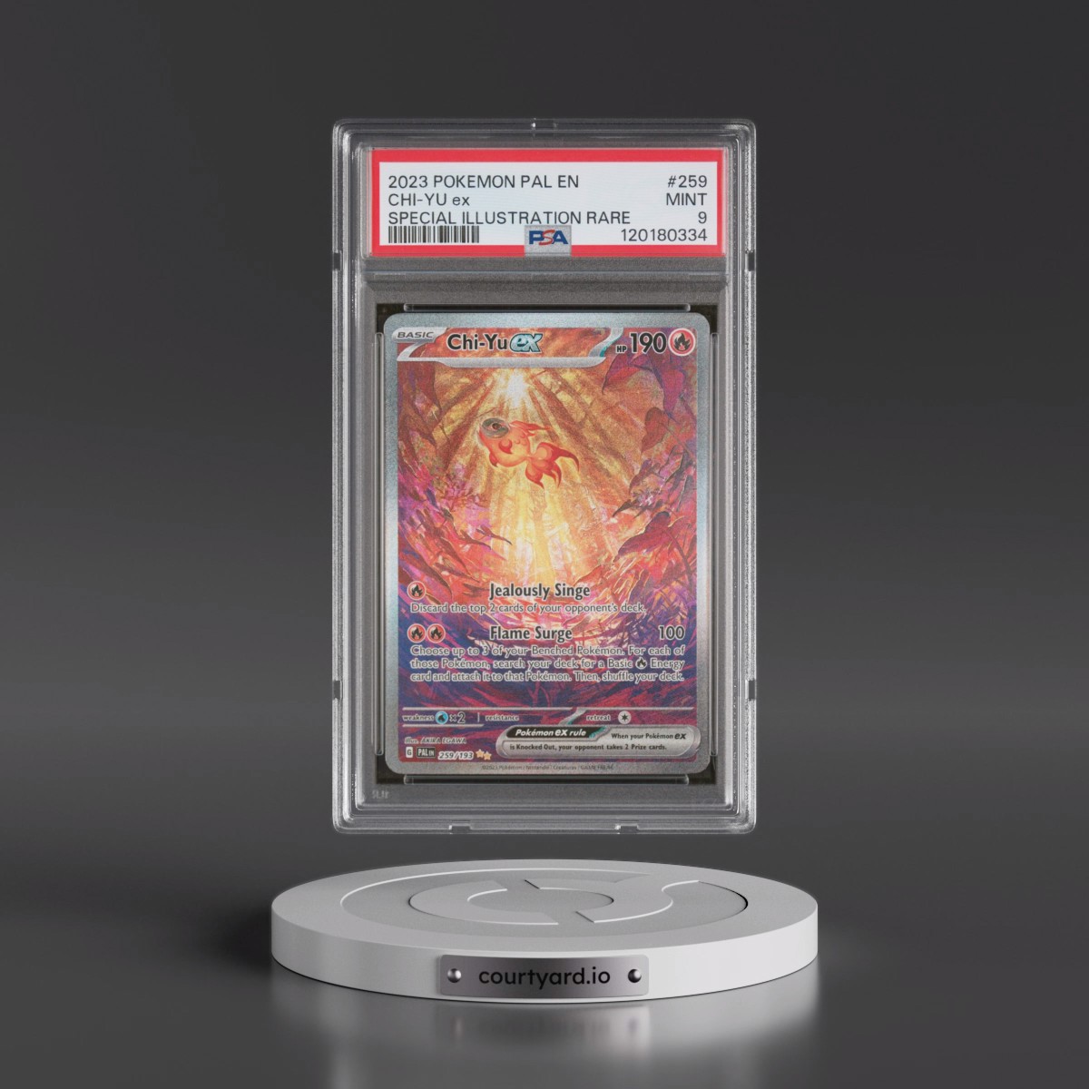 2023 Pokémon Pal EN-Paldea Evolved #259 Chi-YU EX - Holo Special Illustration Rare (PSA 9 MINT)
