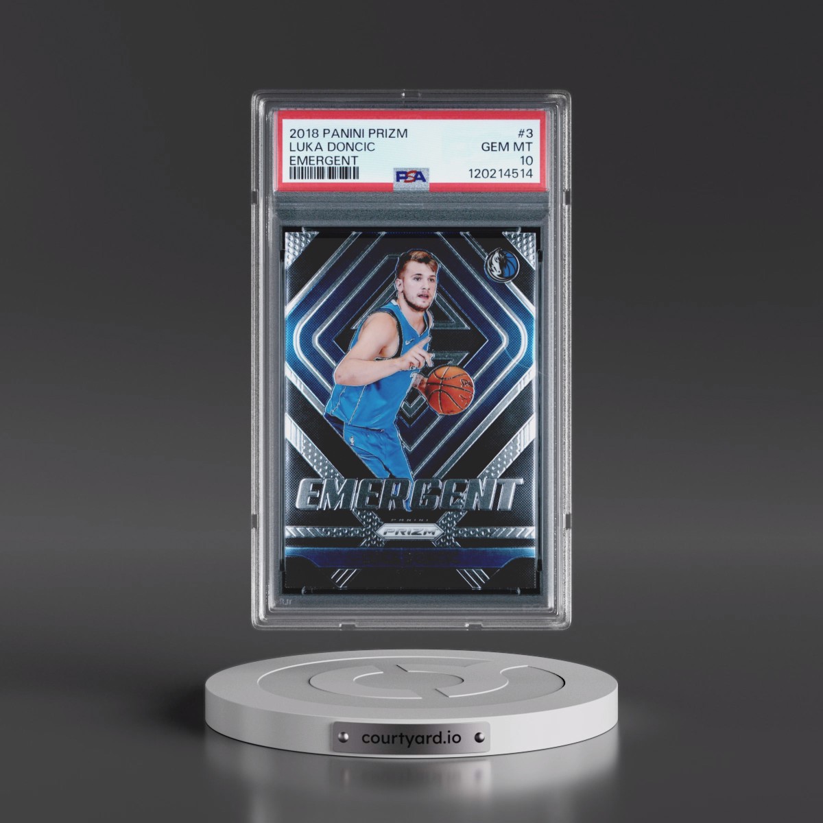 2018 Panini Prizm Emergent #3 Luka Doncic (PSA 10 GEM MINT)