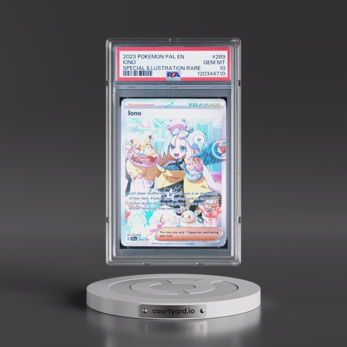 2023 Pokémon Pal EN-Paldea Evolved #269 Iono - Special Illustration Rare (PSA 10 GEM MINT)