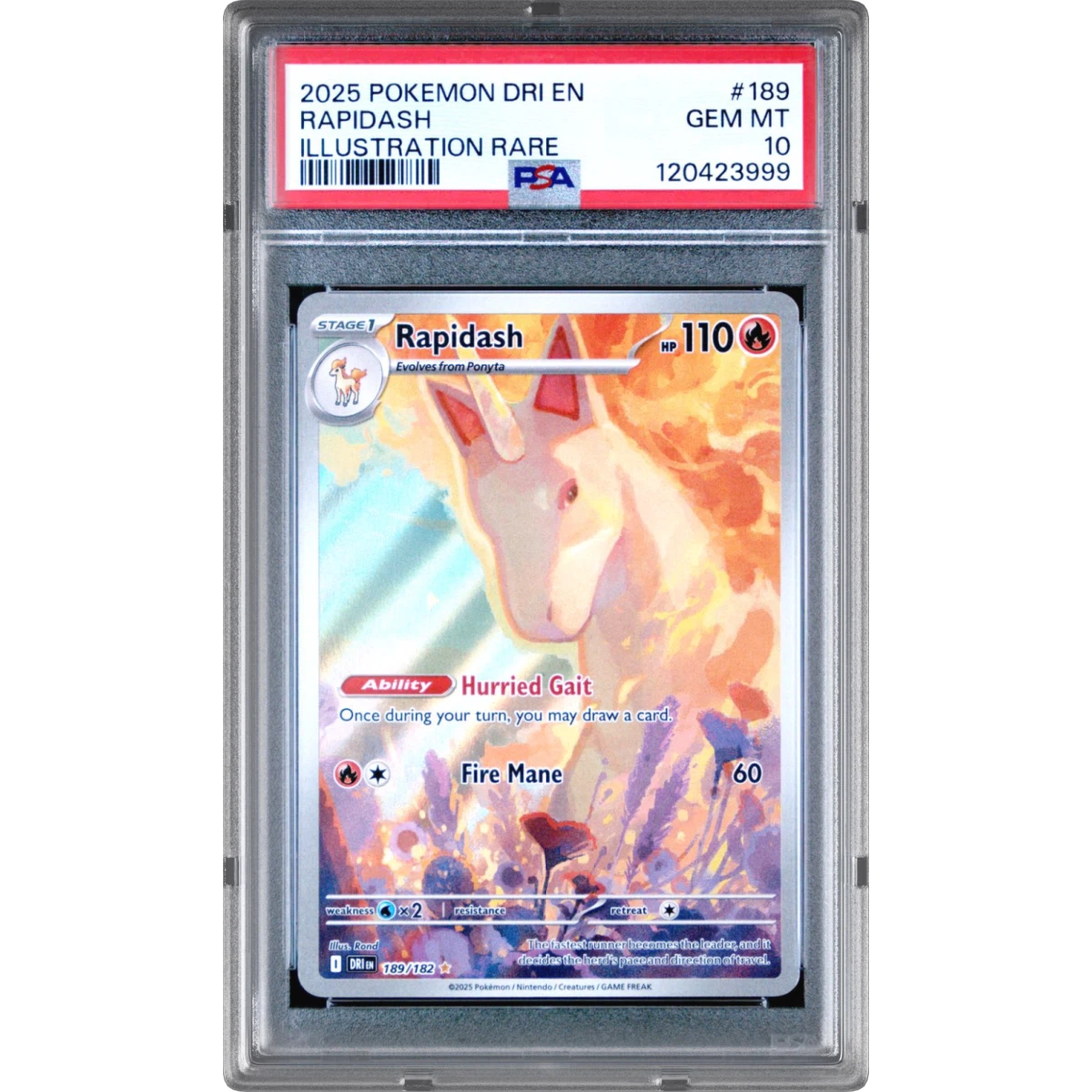 Pokémon Dri Destined Rivals Rapidash