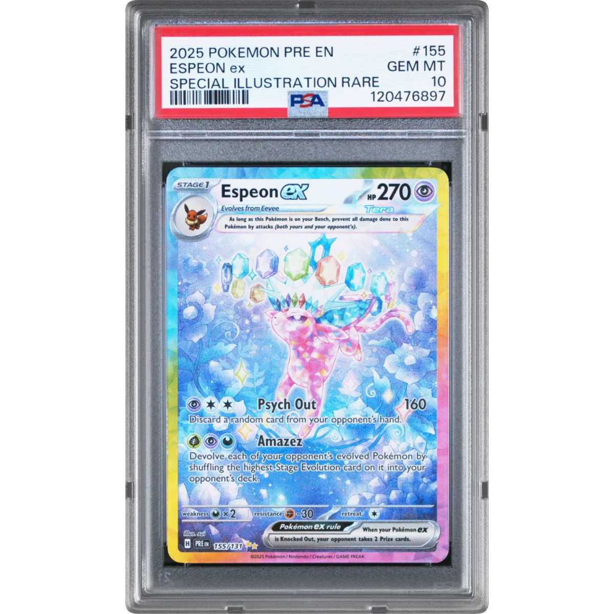 Espeon EX card artwork
