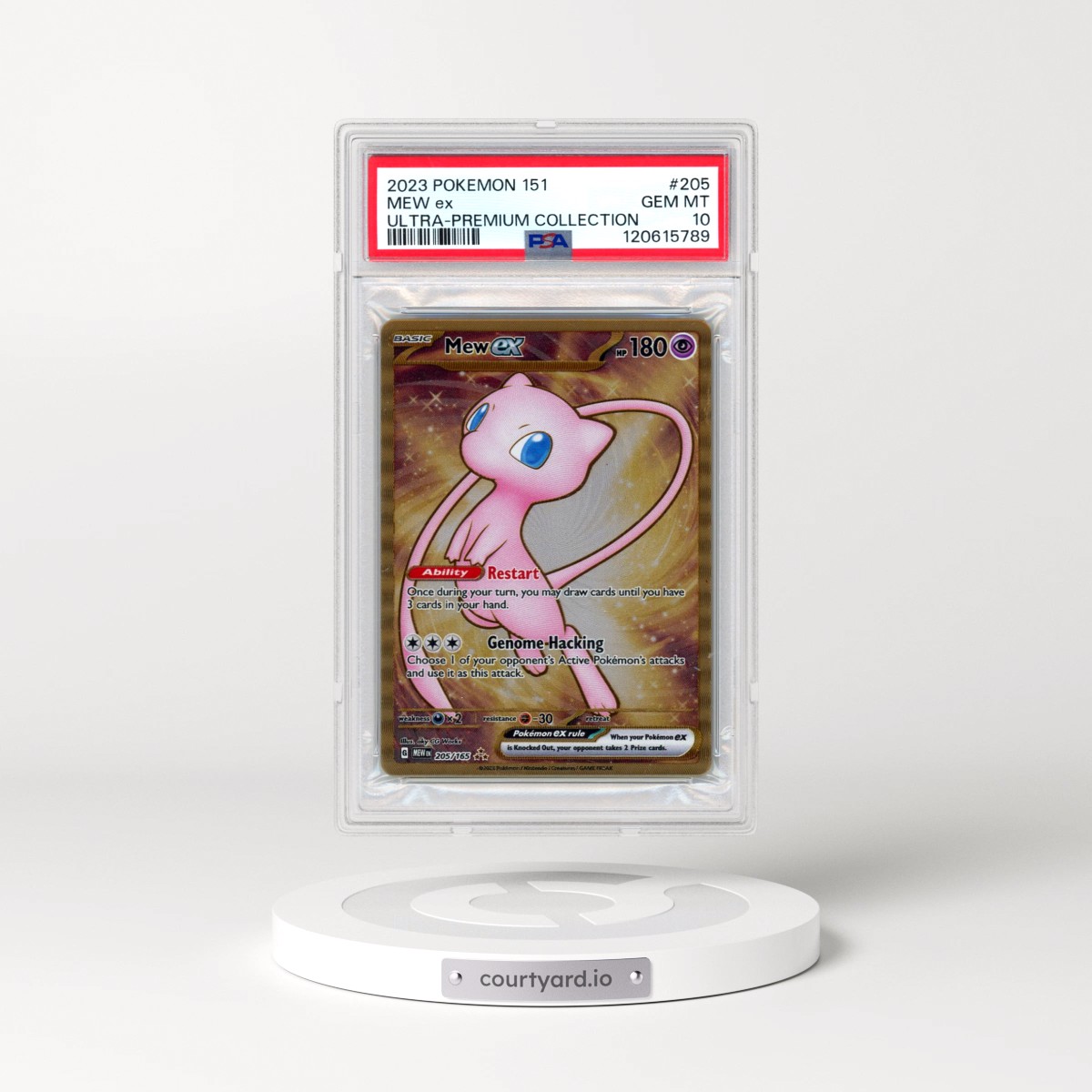 2023 Pokémon 151 Ultra-Premium Collection #205 Mew EX - Holo (PSA 10 GEM MINT)