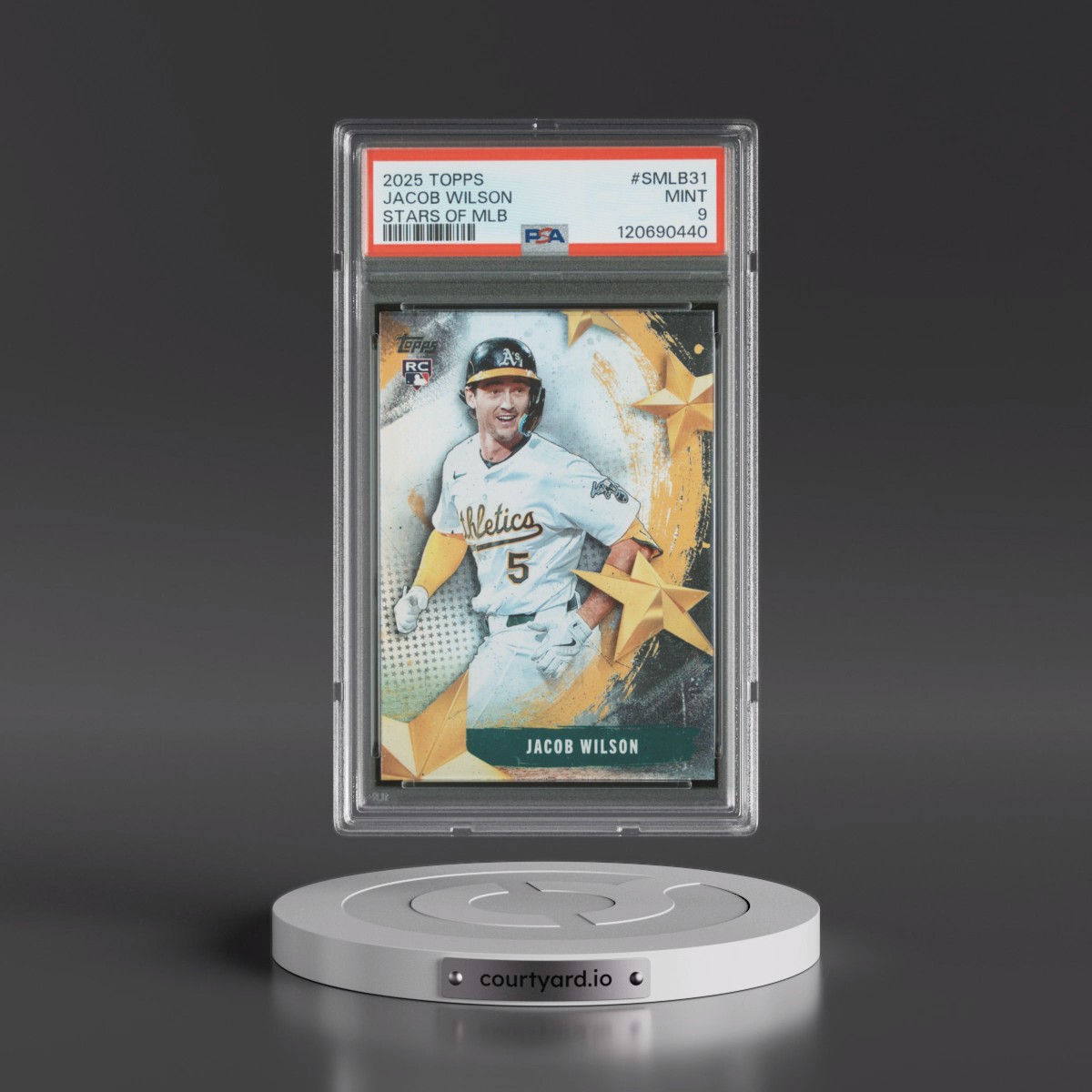 2025 Topps Stars of MLB #SMLB31 Jacob Wilson - Series 2 (PSA 9 MINT)