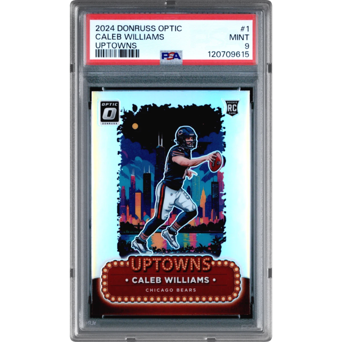 2024 Panini Donruss Optic Uptowns #1 Caleb Williams (PSA 9 MINT)