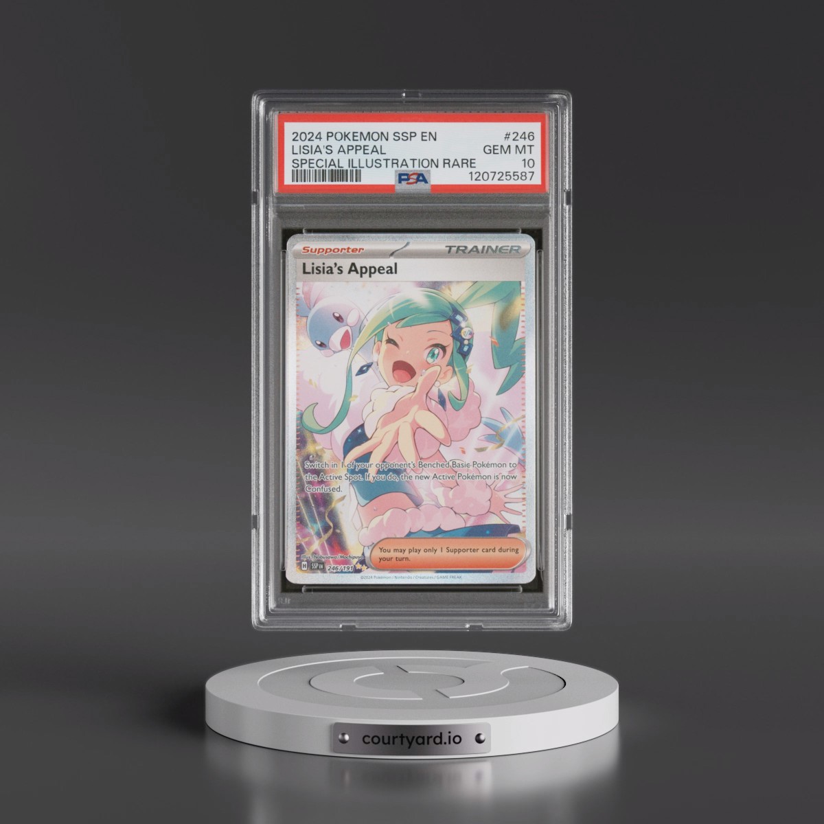 2024 Pokémon Ssp EN-Surging Sparks #246 Lisia's Appeal - Special Illustration Rare (PSA 10 GEM MINT)