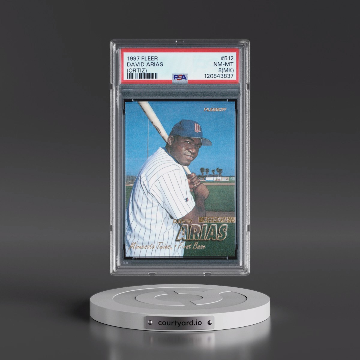 1997 Fleer David Arias (MK) #512 PSA 8