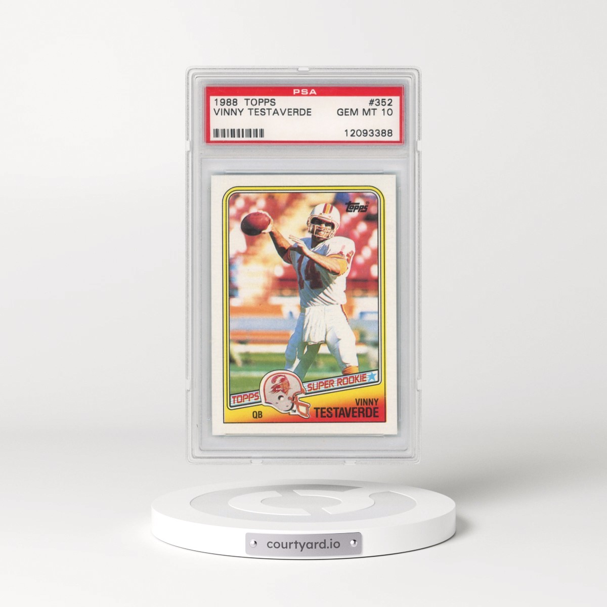 1988 Topps #352 Vinny Testaverde (PSA 10 GEM MINT)