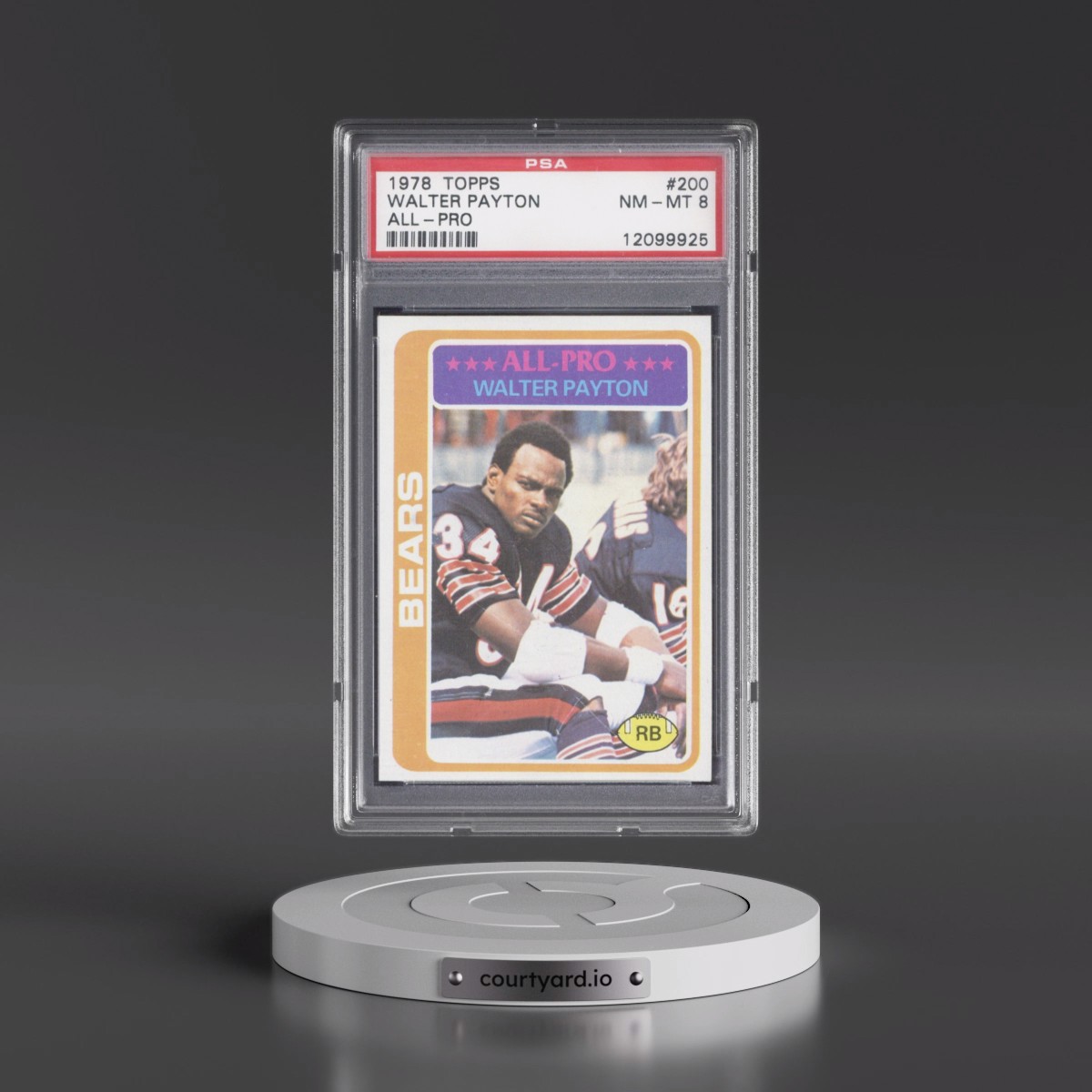 1978 Topps #200 Walter Payton - All-Pro (PSA 8 NM-MT)