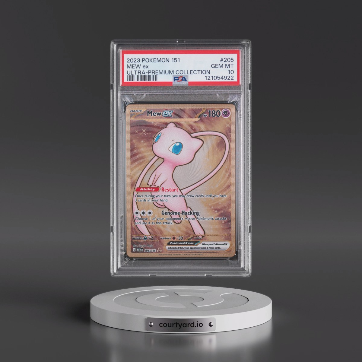 2023 Pokémon 151 Ultra-Premium Collection #205 Mew EX - Holo (PSA 10 GEM MINT)