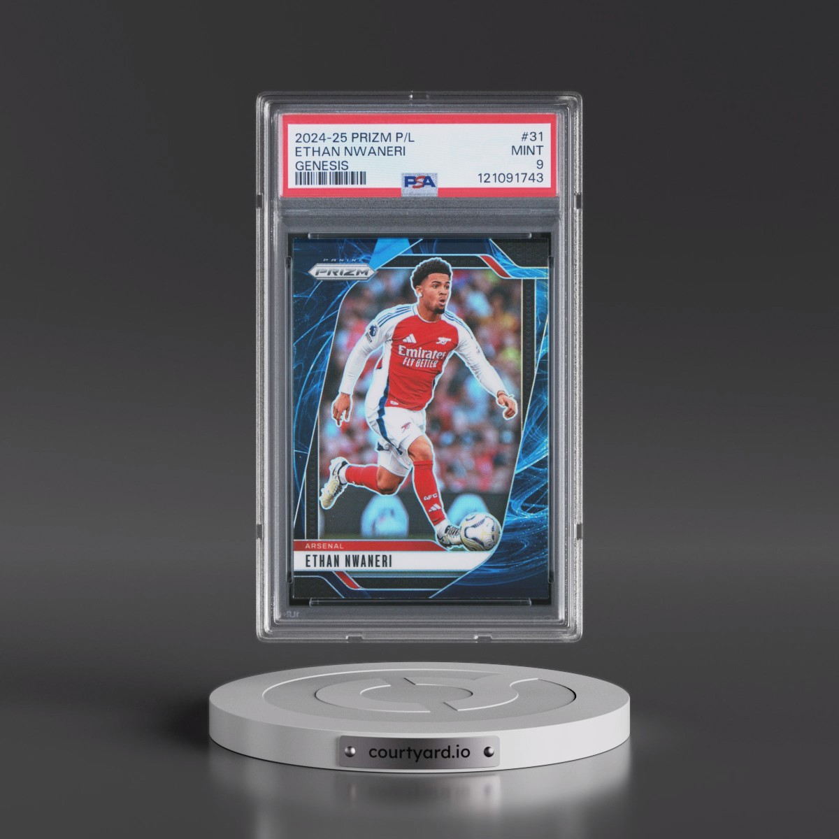 2024 Panini Prizm Premier League Ethan Nwaneri - Genesis #31 PSA 9