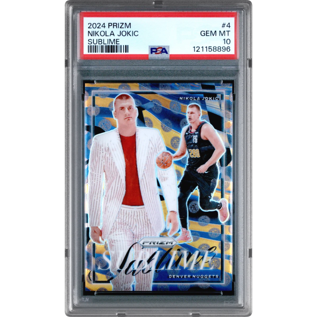 2024 Panini Prizm Sublime #4 Nikola Jokic (PSA 10 GEM MINT)