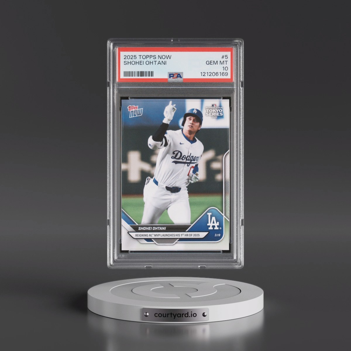 2025 Topps Now #5 Shohei Ohtani (PSA 10 GEM MINT)