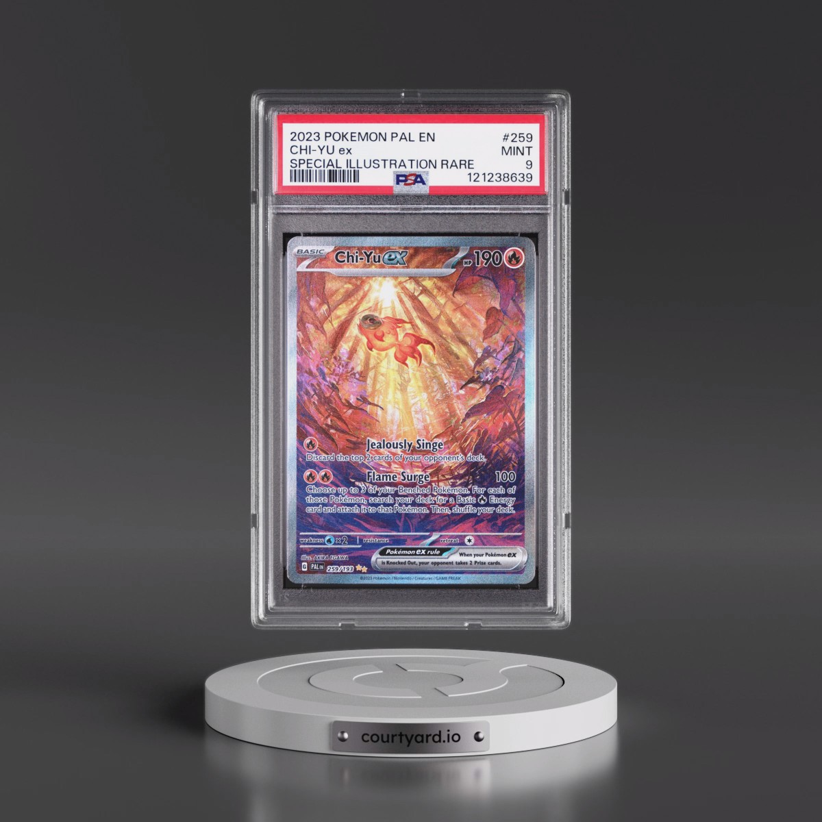 2023 Pokémon Pal EN-Paldea Evolved #259 Chi-YU EX - Holo Special Illustration Rare (PSA 9 MINT)