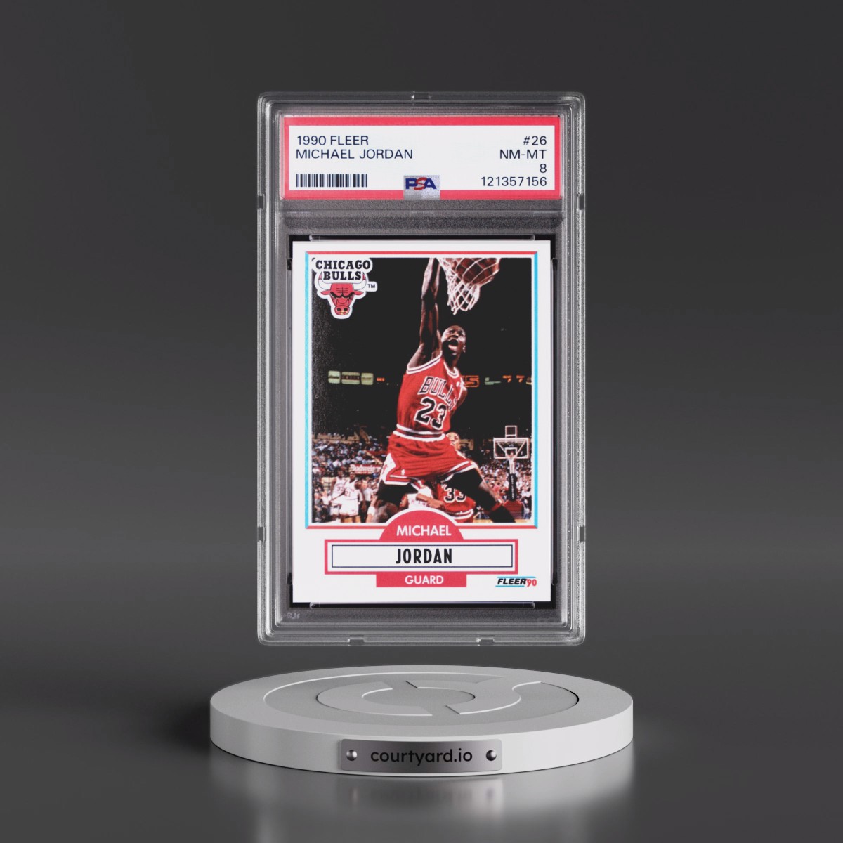 1990 Fleer Michael Jordan #26 PSA 8