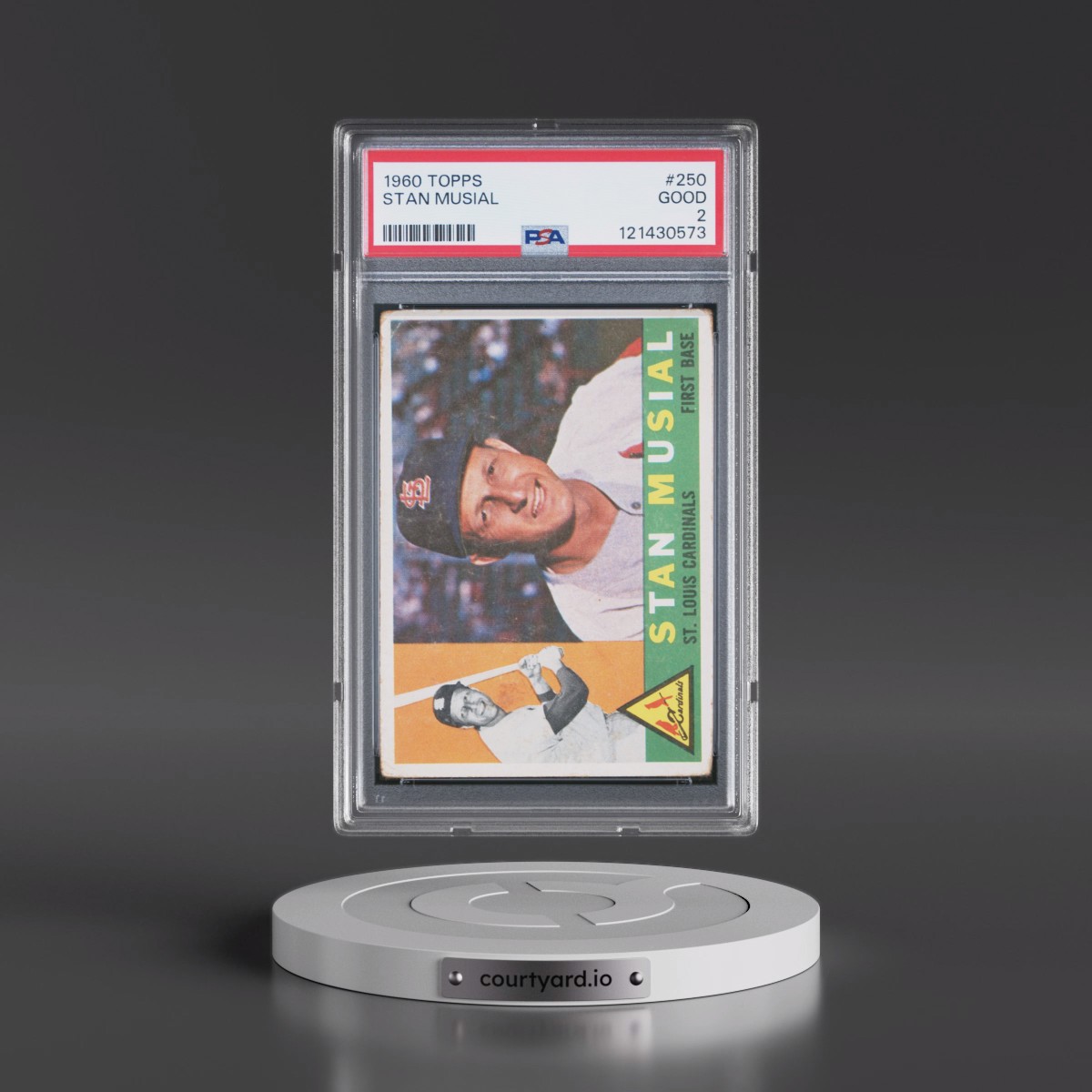 1960 Topps #250 Stan Musial (PSA 2 GOOD)
