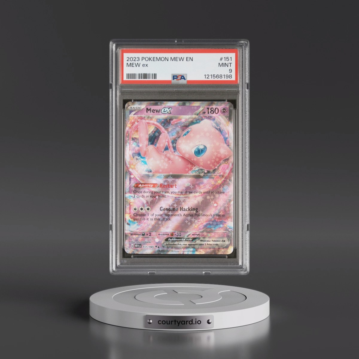 2023 Pokémon Mew EN-151 #151 Mew EX - Holo (PSA 9 MINT)