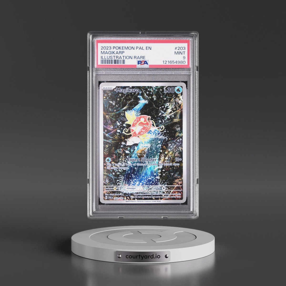2023 Pokémon Pal EN-Paldea Evolved #203 Magikarp - Illustration Rare (PSA 9 MINT) - Photo