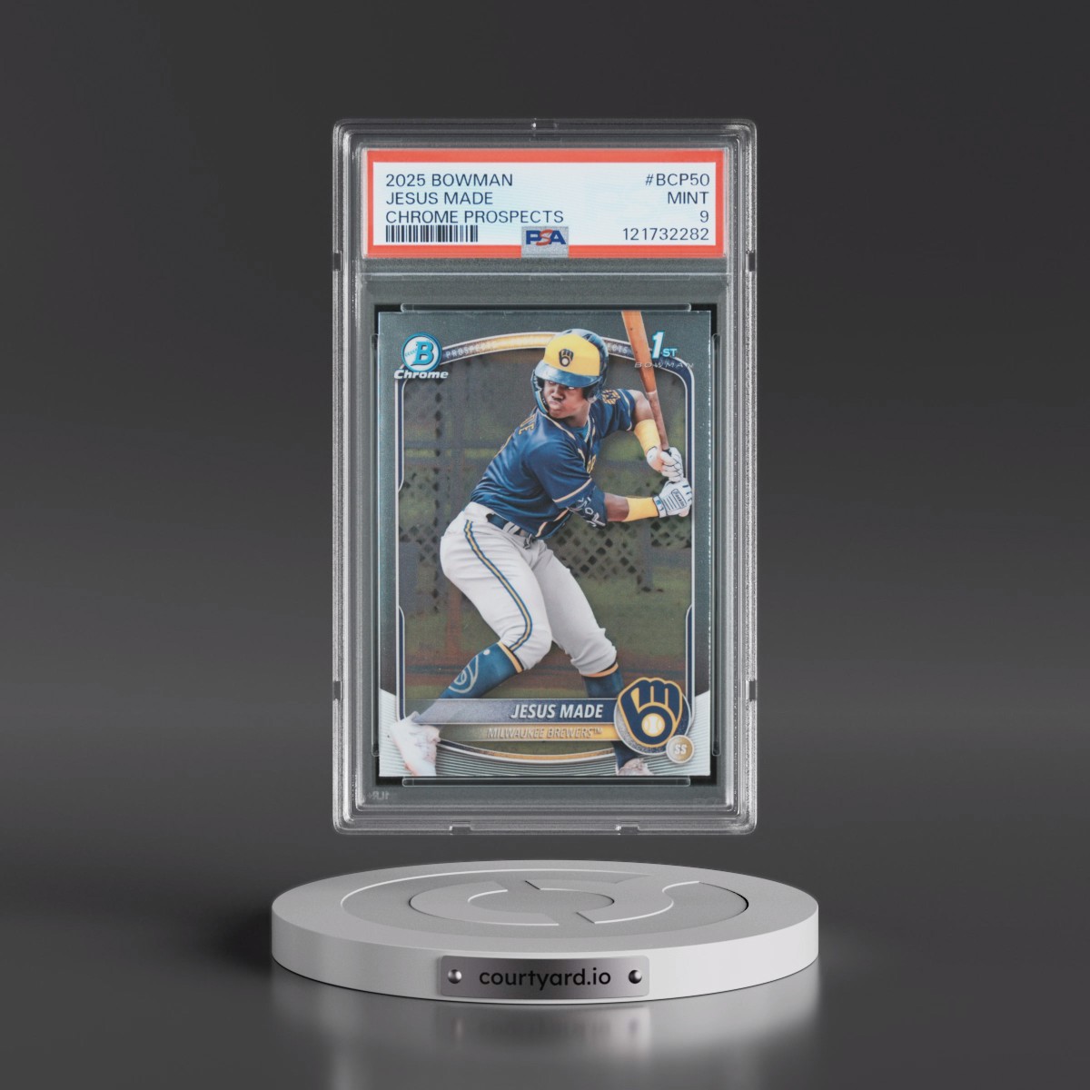2025 Bowman Chrome Prospects Jesus Made #BCP50 PSA 9