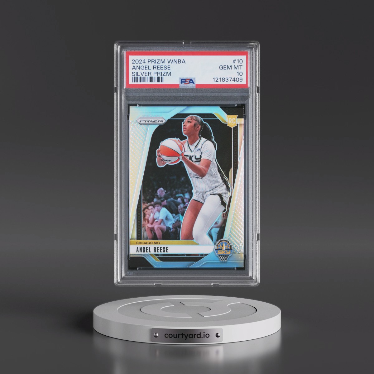2024 Panini Prizm WNBA #10 Angel Reese - Silver Prizm (PSA 10 GEM MINT)