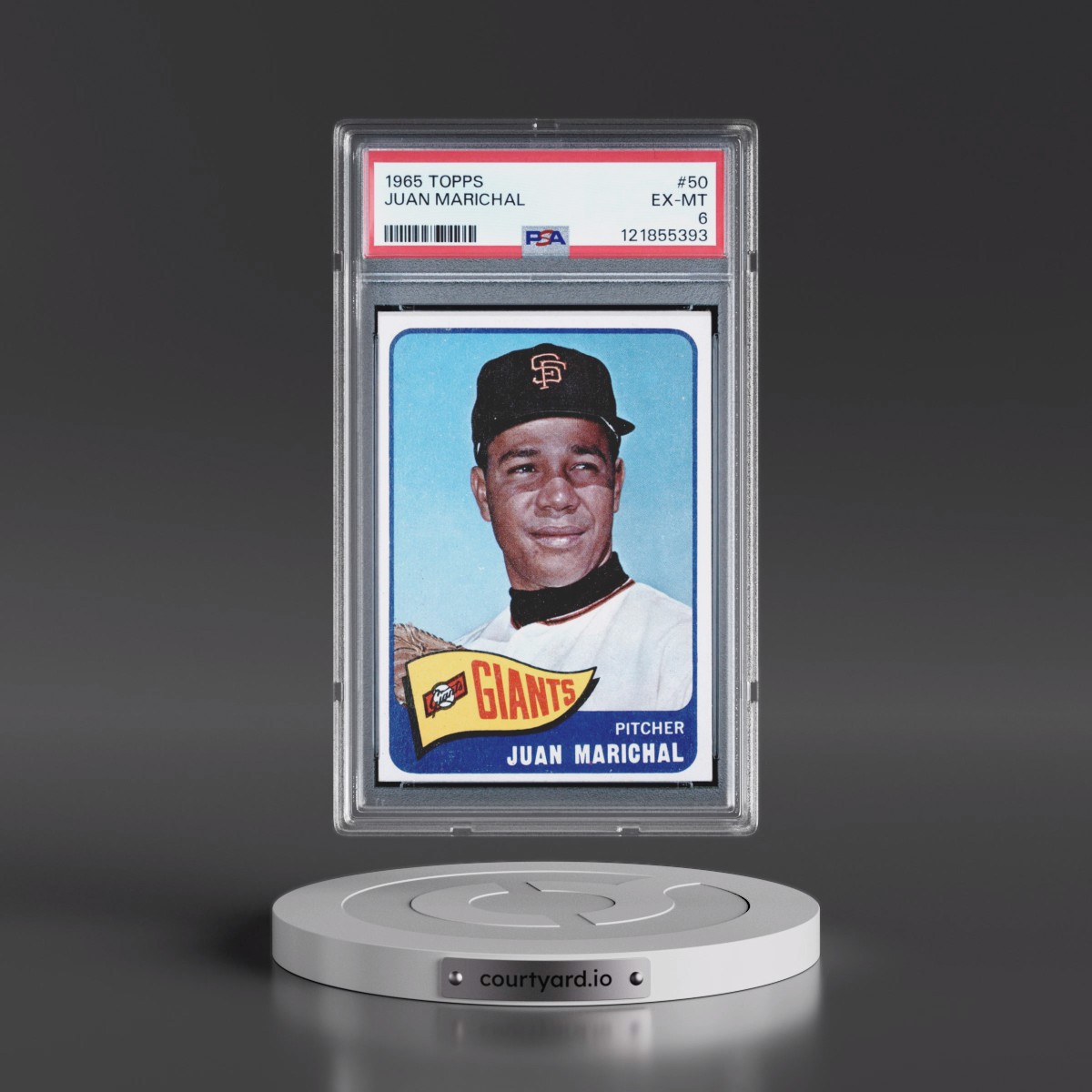 1965 Topps #50 Juan Marichal (PSA 6 EX-MT)