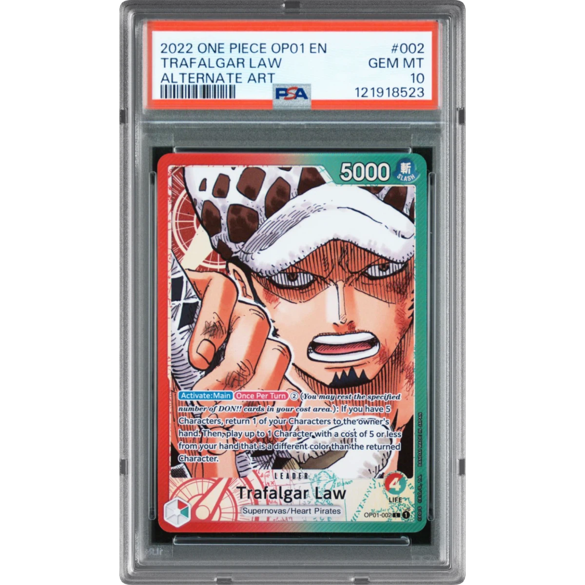 Trafalgar Law card artwork