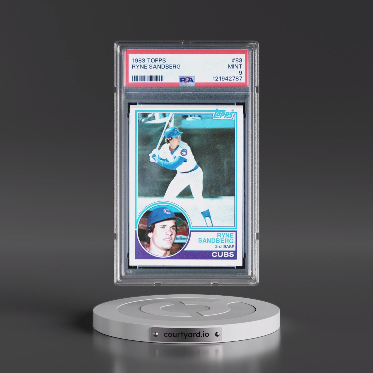 1983 Topps #83 Ryne Sandberg (PSA 9 MINT)