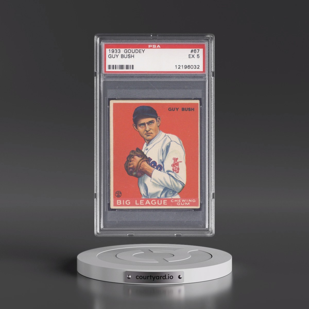 1933 Goudey Guy Bush #67 PSA 5