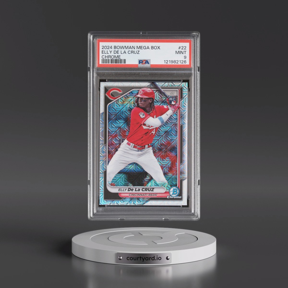 2024 Bowman Mega Box Chrome #22 Elly de La Cruz (PSA 9 MINT)