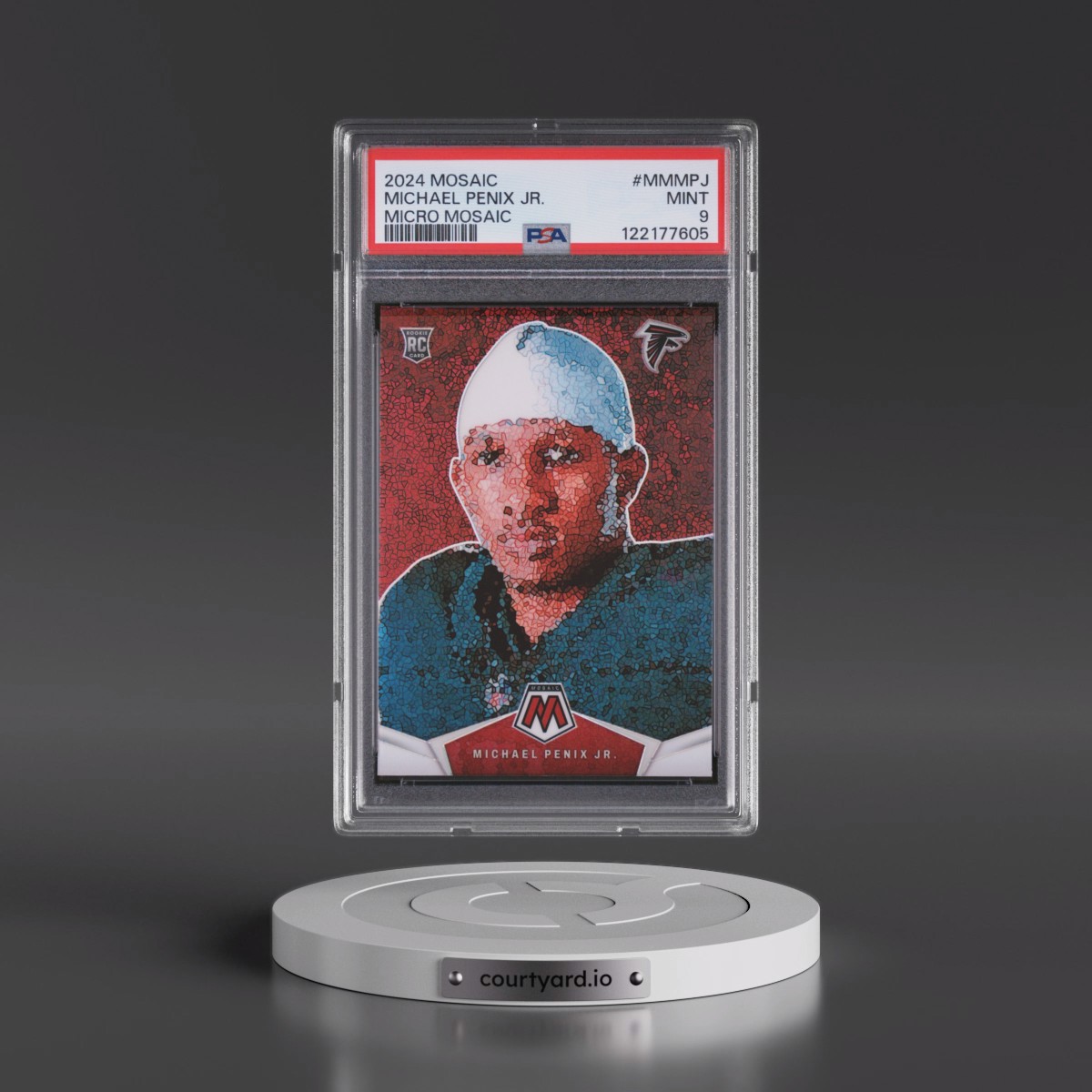 2024 Panini Mosaic Micro Mosaic #MMMPJ Michael Penix Jr. (PSA 9 MINT)